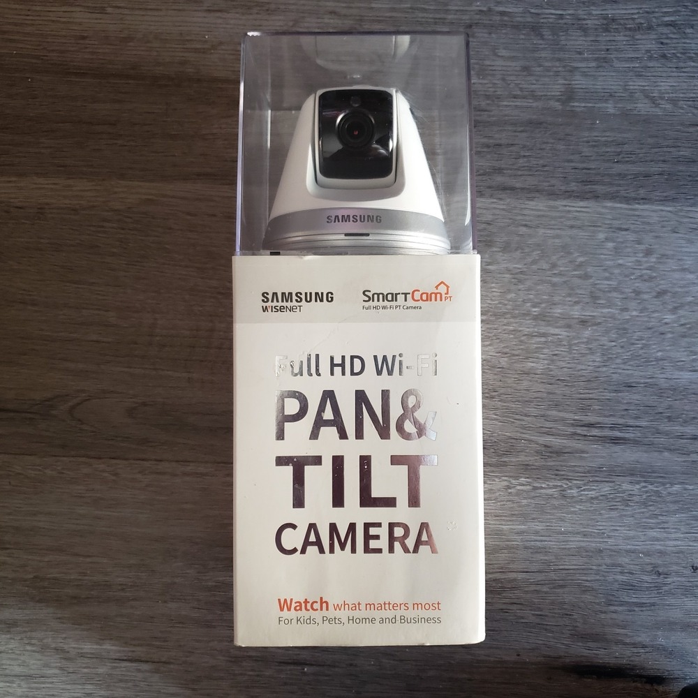 Samsung Wisenet‎ SmartCam SNH-V6410PNW 1080p HD Wi-Fi Pan/Tilt Camera NEW SEALED